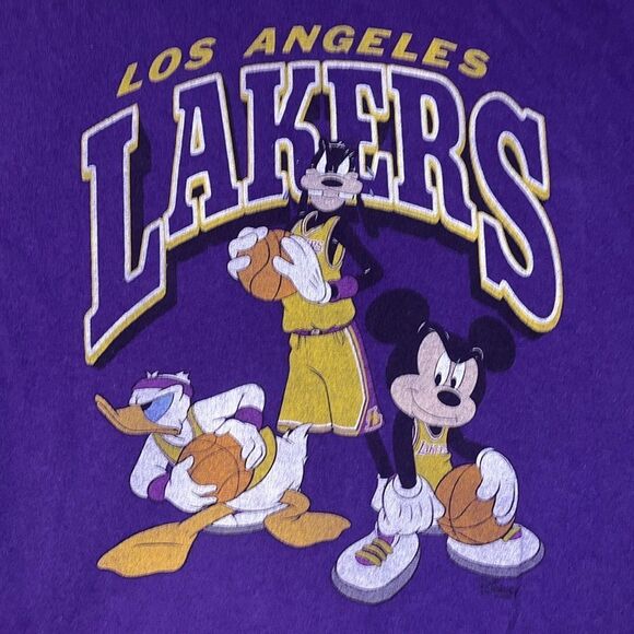 Disney x Junk Food Los Angeles Lakers T-Shirt, size L - Picture 2 of 3